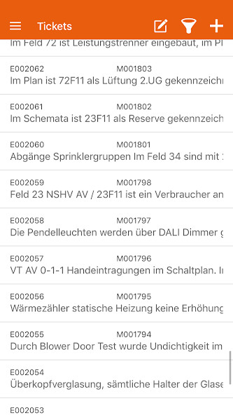 Emulate iPhone app MMS - Mängelmanagement System using MyAndroid