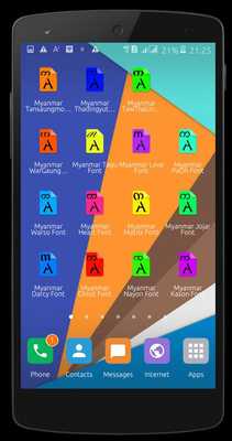 Emulate Android APK MM TaSaungMone Font