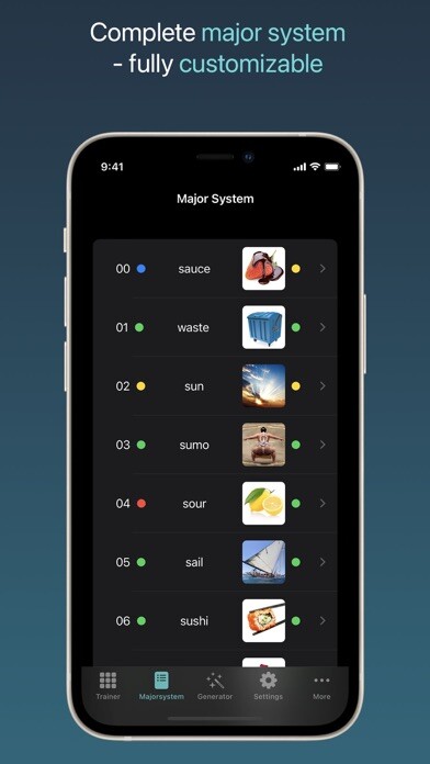 Emulate iPhone app Mnemo Major System Trainer using MyAndroid Emulate iPhone app Mnemo Major System Trainer using MyAndroid