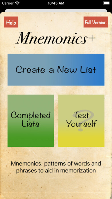 Emulate iPhone app Mnemonics Plus using MyAndroid Emulate iPhone app Mnemonics Plus using MyAndroid
