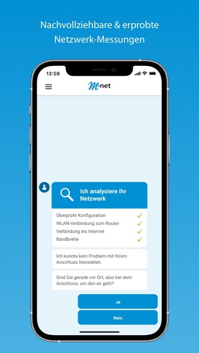 Emulate iPhone app M-net hilft using MyAndroid