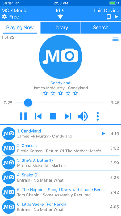 Emulate iPhone app MO 4Media using MyAndroid