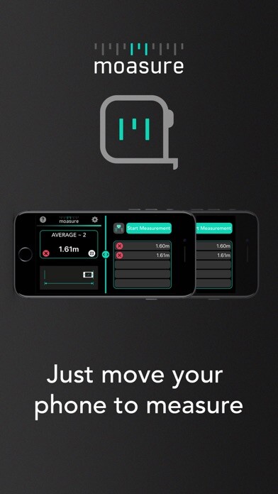 Emulate iPhone app Moasure - smart tape measure using MyAndroid
