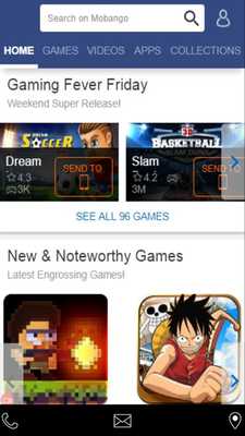 Emulate Android APK MOBANGO APP STORE