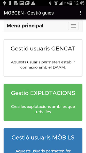 Run android online APK MOBGEN.CAT - Gestió guies from MyAndroid or emulate MOBGEN.CAT - Gestió guies using MyAndroid Run android online APK MOBGEN.CAT - Gestió guies from MyAndroid or emulate MOBGEN.CAT - Gestió guies using MyAndroid