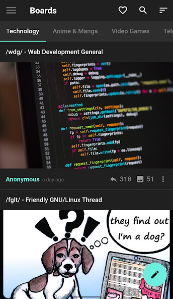 Run android online APK Mobichan from MyAndroid or emulate Mobichan using MyAndroid
