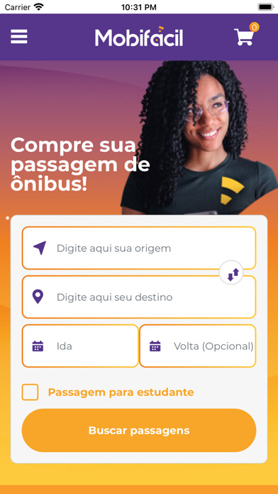 Emulate iPhone app Mobifácil Oficial using MyAndroid