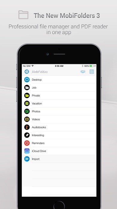 Emulate iPhone app MobiFolders 3 using MyAndroid Emulate iPhone app MobiFolders 3 using MyAndroid