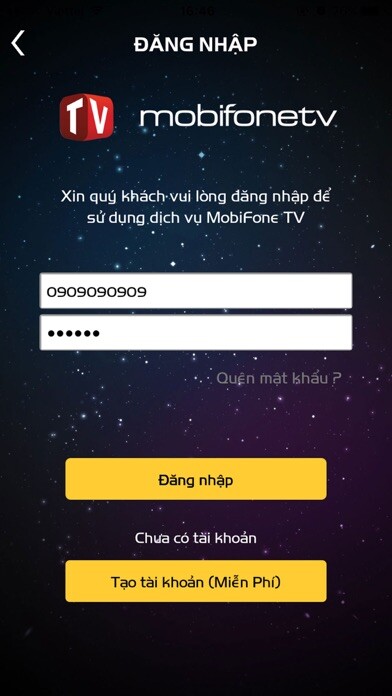 Emulate iPhone app Mobifone-TV using MyAndroid Emulate iPhone app Mobifone-TV using MyAndroid