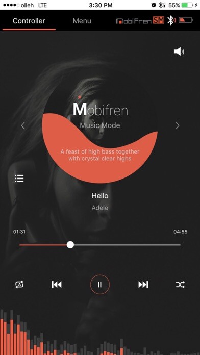 Emulate iPhone app MobiFren SM using MyAndroid