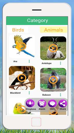 Run android online APK Mobile Animal Sounds : Set Ringtone, Notification from MyAndroid or emulate Mobile Animal Sounds : Set Ringtone, Notification using MyAndroid Run android online APK Mobile Animal Sounds : Set Ringtone, Notification from MyAndroid or emulate Mobile Animal Sounds : Set Ringtone, Notification using MyAndroid