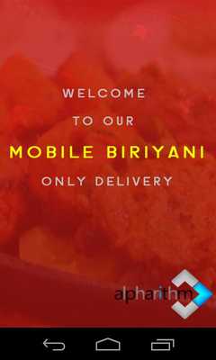 Emulate Android APK Mobile Biriyani Emulate Android APK Mobile Biriyani