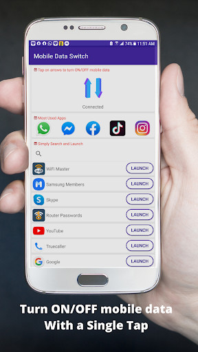 Run android online APK Mobile Data Switch- Mobile data icon missing fixed from MyAndroid or emulate Mobile Data Switch- Mobile data icon missing fixed using MyAndroid