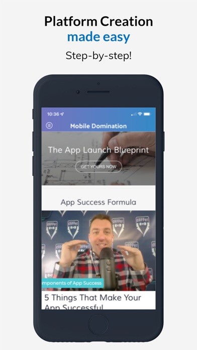 Emulate iPhone app Mobile Domination using MyAndroid
