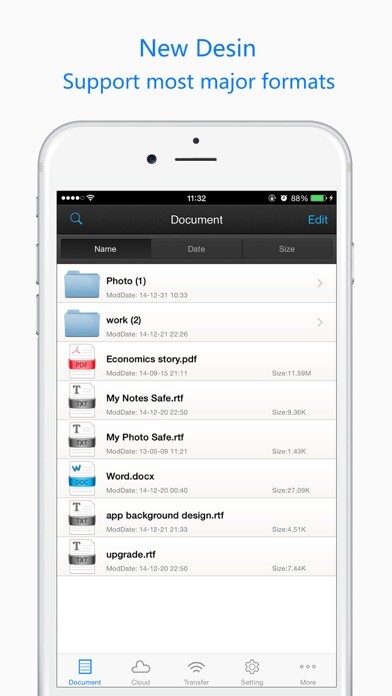 Emulate iPhone app Mobile Drive:Easy to use using MyAndroid