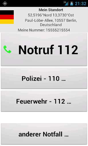 Run android online APK Mobile emergency call from MyAndroid or emulate Mobile emergency call using MyAndroid