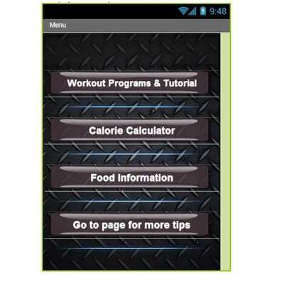 Emulate Android APK Mobile Fitness Adviser