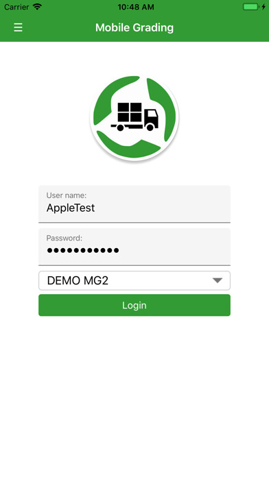 Emulate iPhone app Mobile Grading 2 using MyAndroid