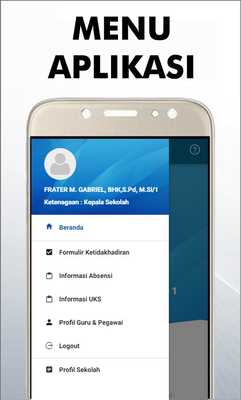 Emulate Android APK Mobile Informasi SMP Katolik Angelus Custos 1