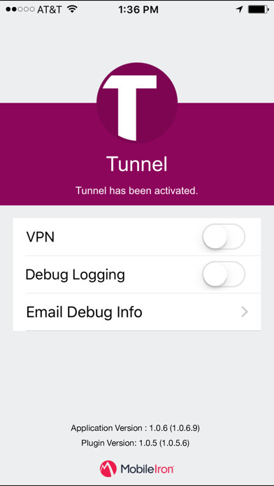 Emulate iPhone app MobileIron Tunnel™ (Legacy Support) using MyAndroid Emulate iPhone app MobileIron Tunnel™ (Legacy Support) using MyAndroid