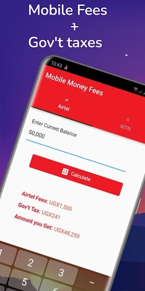 Run android online APK Mobile Money Charges from MyAndroid or emulate Mobile Money Charges using MyAndroid