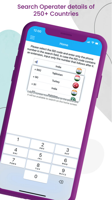 Emulate iPhone app Mobile Number Location Pro using MyAndroid