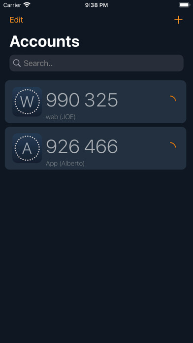 Emulate iPhone app Mobile OTP Authenticator using MyAndroid