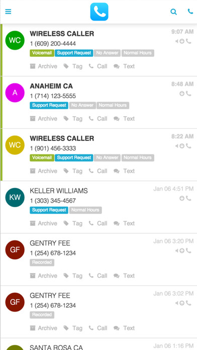 Emulate iPhone app Mobile PBx using MyAndroid