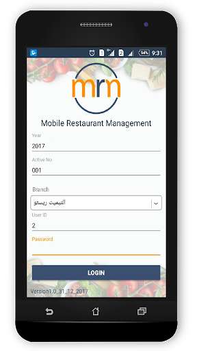 Emulate Android APK Mobile Restaurant Management Emulate Android APK Mobile Restaurant Management