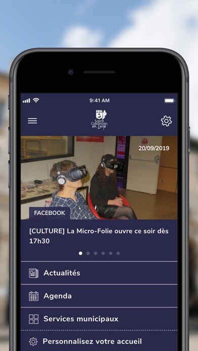 Emulate iPhone app Mobile Saint-Germain-en-Laye using MyAndroid