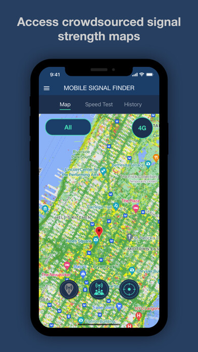 Emulate iPhone app Mobile Signal Finder using MyAndroid Emulate iPhone app Mobile Signal Finder using MyAndroid