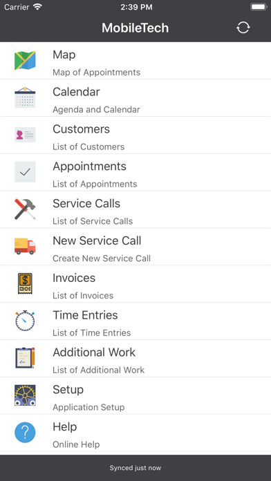 Emulate iPhone app MobileTech R7.0 for Signature using MyAndroid