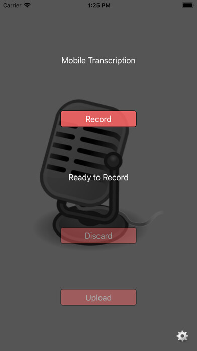 Emulate iPhone app Mobile Transcription using MyAndroid