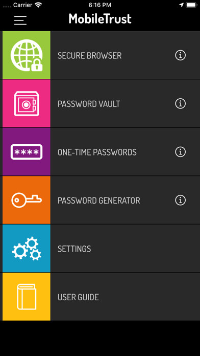Emulate iPhone app MobileTrust using MyAndroid