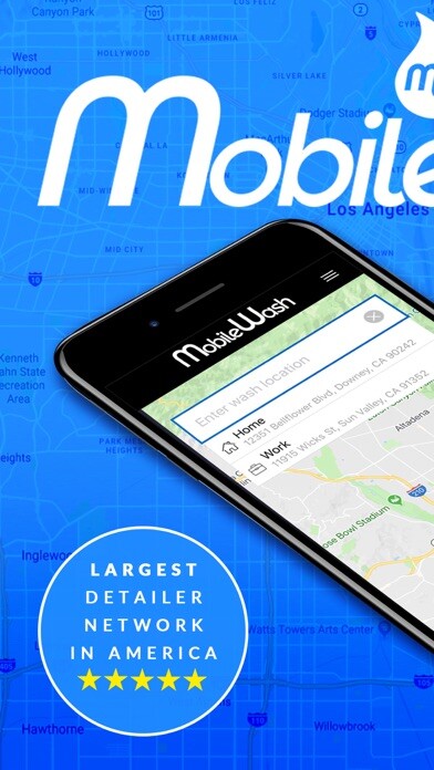 Emulate iPhone app MobileWash Car Wash On-Demand using MyAndroid