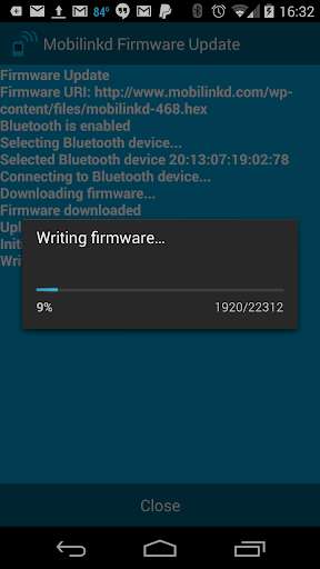Run android online APK Mobilinkd TNC Config from MyAndroid or emulate Mobilinkd TNC Config using MyAndroid