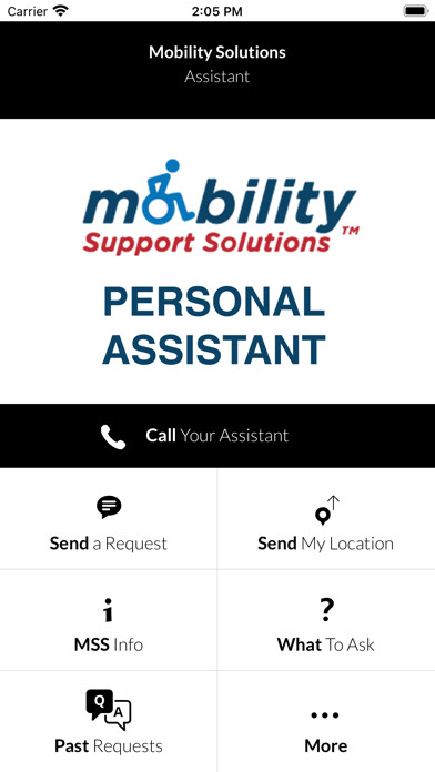 Emulate iPhone app Mobility Solutions Assistant using MyAndroid