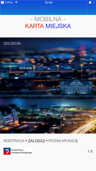 Emulate iPhone app Mobilna Karta Miejska Szczecin using MyAndroid