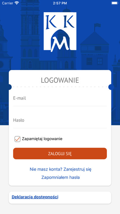Emulate iPhone app mobilna KKM using MyAndroid