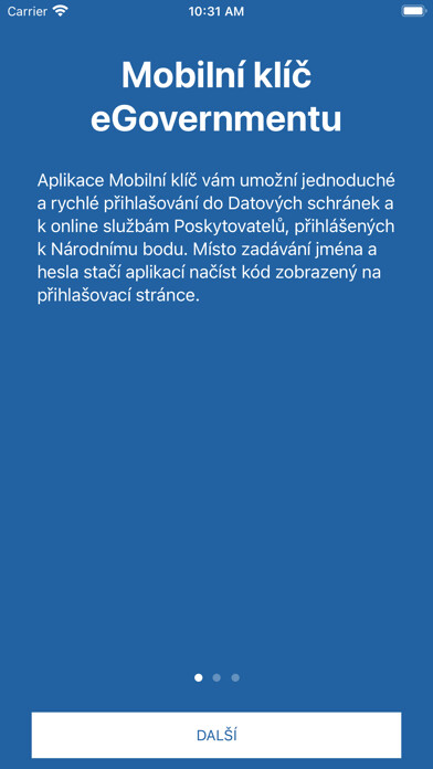 Emulate iPhone app Mobilní klí? eGovernmentu using MyAndroid Emulate iPhone app Mobilní klí? eGovernmentu using MyAndroid