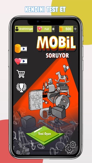 Emulate iPhone app Mobil Soruyor using MyAndroid
