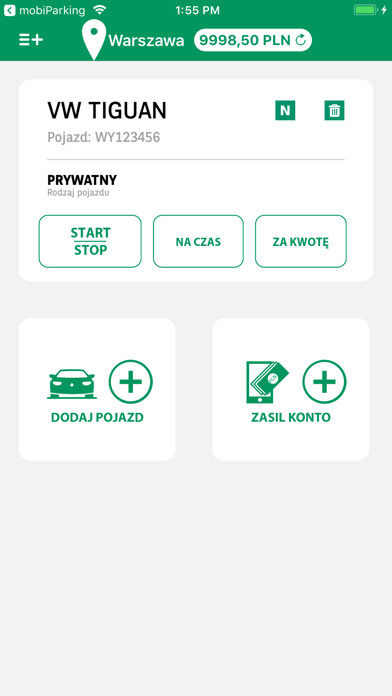 Emulate iPhone app mobiParking Arval using MyAndroid
