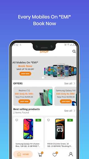 Run android online APK MobKart - Online EMI Mobile Shopping App from MyAndroid or emulate MobKart - Online EMI Mobile Shopping App using MyAndroid
