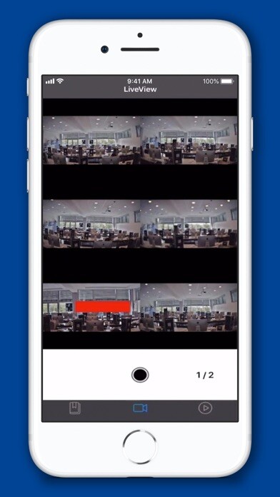 Emulate iPhone app MOBOTIX MOVE NVR using MyAndroid
