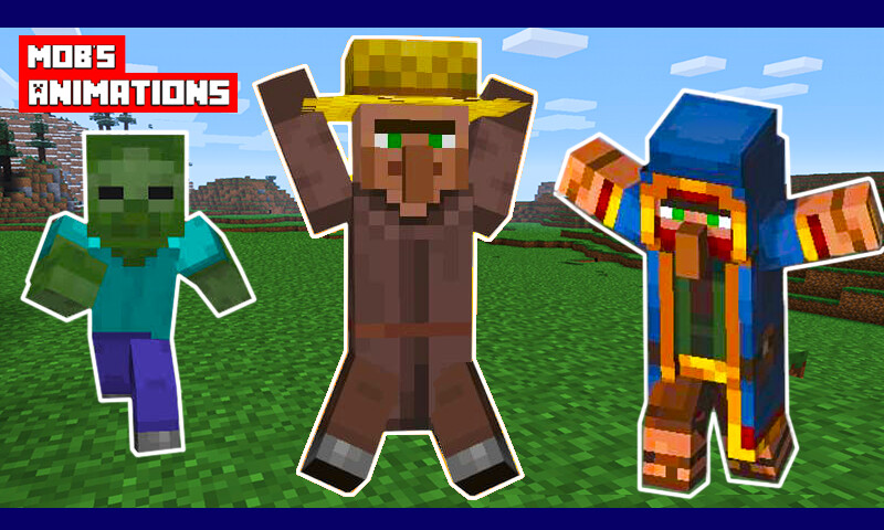 Run android online APK Mobs Animations for MCPE from MyAndroid or emulate Mobs Animations for MCPE using MyAndroid