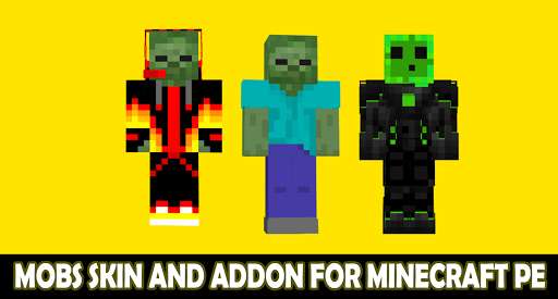 Emulate Android APK Mobs Skin Pack for Minecraft PE Emulate Android APK Mobs Skin Pack for Minecraft PE
