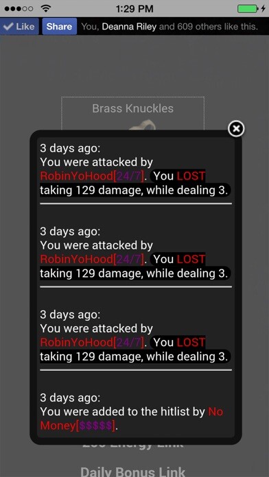 Emulate iPhone app Mobsters Players Revenge using MyAndroid