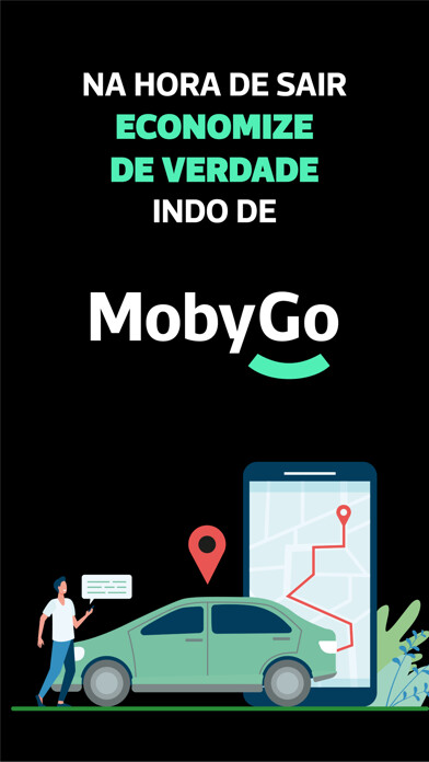 Emulate iPhone app MobyGo: Pague menos, ande mais using MyAndroid