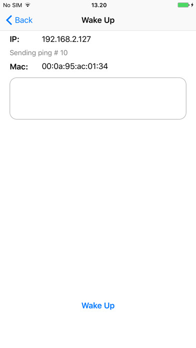 Emulate iPhone app Mocha WOL using MyAndroid
