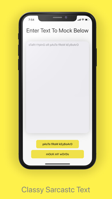 Emulate iPhone app Mock My Words using MyAndroid Emulate iPhone app Mock My Words using MyAndroid